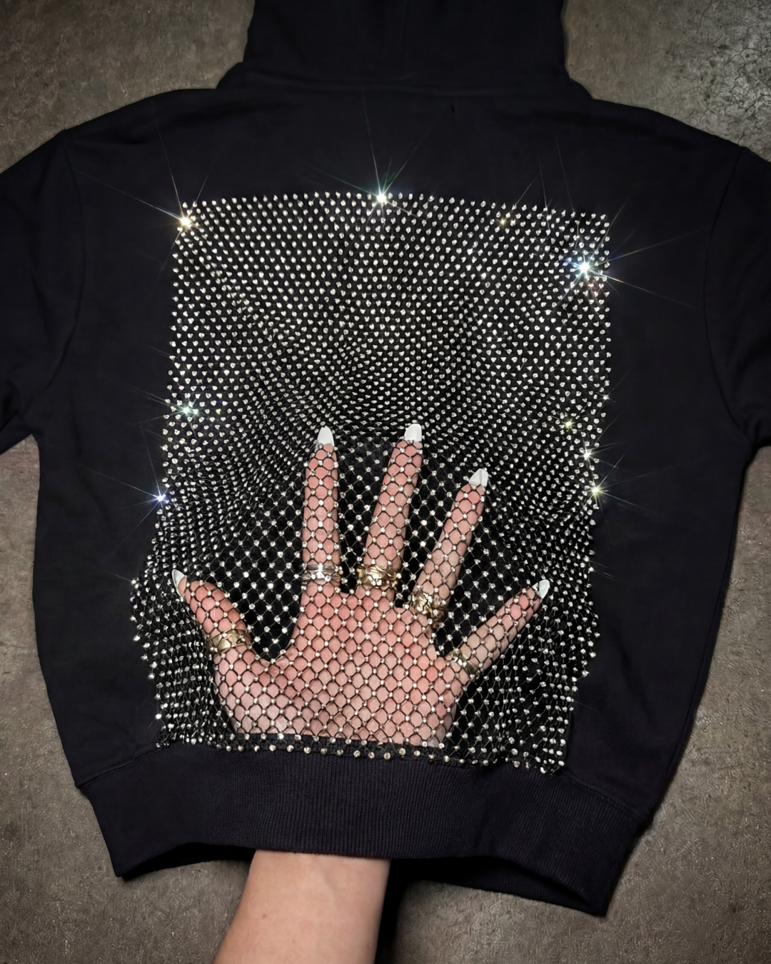 venus crystal mesh hoodie – Swiftmay